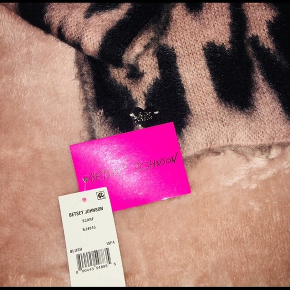Betsey Johnson Blush Cozy-Critter Muffler Scarf - Picture 8 of 11